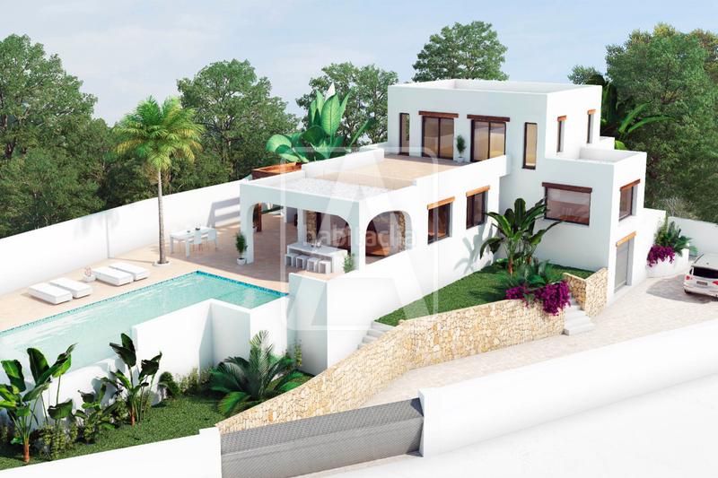 Foto be6dda2d-46d2-4866-b1ef-14487a706bea. Xalet amb calefacció aparcament piscina a El Portet-Pla del Mar Moraira