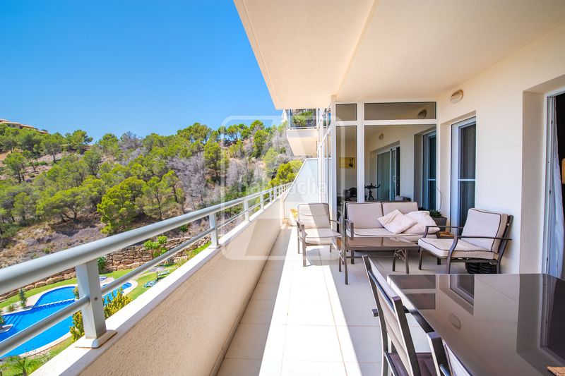 Foto ac6cc845-4944-4517-85fe-29b9843b5b6f. Apartament amb calefacció aparcament piscina a Altea hills Altea