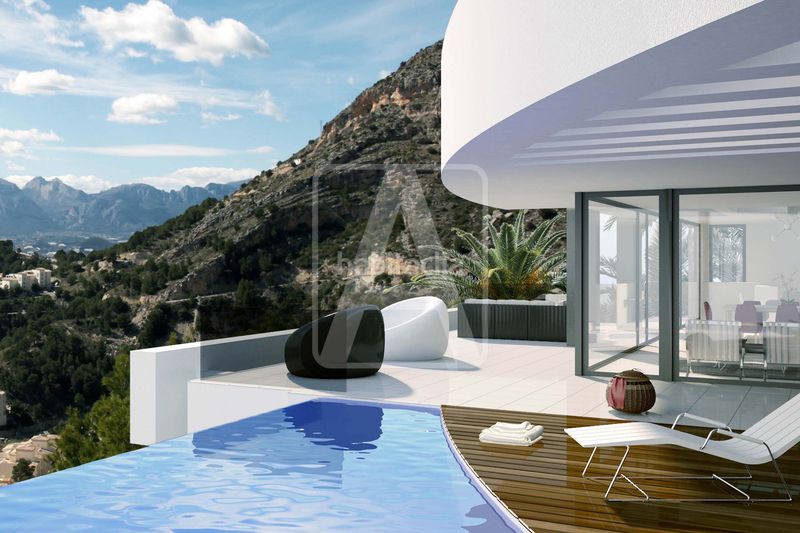 Foto b3cbf32c-7ebd-4f9a-a2d0-a29ec75135ce. Xalet amb calefacció aparcament piscina a Altea hills Altea