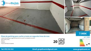 Aparcament cotxe a Sant Antoni. Plaza de parking en segunda linea de mar
