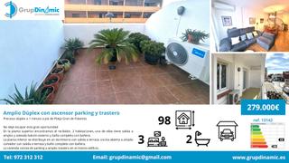 Zweistöckige Wohnung in Platja Gran. Amplio dúplex con ascensor parking y trastero