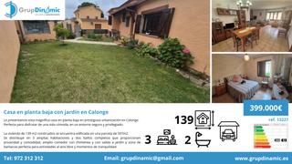 Casa en Cabanyes-Mas Ambrós-Mas Pallí. Casa en planta baja con jardín en calonge