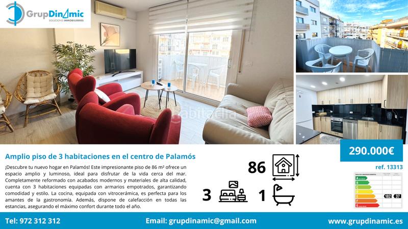 Foto e0a85118-7336-4199-9bde-e2c6cca5bcf2. Piso  totalmente reformado con licencia turística en Palamós