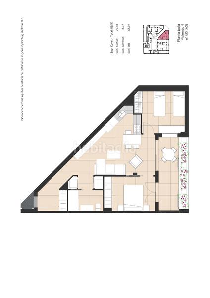 Foto 204c2f12-4e67-42ec-acbe-fb8caacb3b00. Piso obra nueva acabada en segunda linea de mar en Palamós