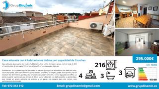 Maison jumelée à Sant Joan - Vilarromà. Casa adosada con 4 habitaciones dobles con capacidad de 3 coches