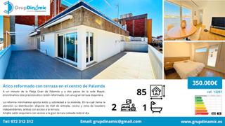 Attique à Platja Gran. Ático reformado con terraza en el centro de palamós