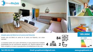 Appartement à Sant Joan - Vilarromà. Amplio piso de 84m2 en el centro de palamós