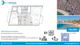 Etagenwohnung in Avinguda Catalunya. Piso de obra nueva en el centro de palamós.