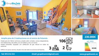 Pis a Avinguda Catalunya. Amplio piso de 3 habitaciones en el centro de palams
