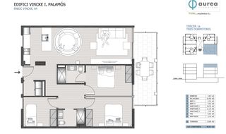 Flat in Carrer de la font 42i. 3 habitaciones con piscina comunitaria