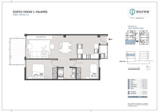 Pis a Carrer de la font 42i. 2 habitacions amb piscina comunitaria i terrassa