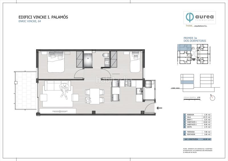 Foto edd3b609-5608-4e0a-b888-f98b3f077192. Penthouse 98m<sup>2</sup> in carrer de la font 42i in Sant Joan - Vilarromà Palamós