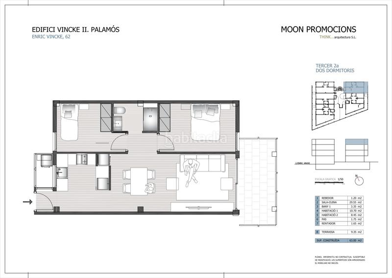 Foto 19a709f7-9942-4832-8908-98f35b231cd0. Flat 63m<sup>2</sup> in carrer de la font 42i in Sant Joan - Vilarromà Palamós