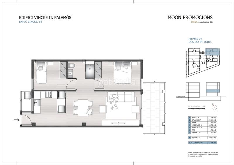 Foto f4cc600a-3da0-4d1b-83e9-80baf05fb213. Flat 63m<sup>2</sup> in carrer de la font 42i in Sant Joan - Vilarromà Palamós