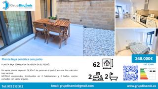 Planta baixa a El Pedró. Planta baja seminueva en el pedró