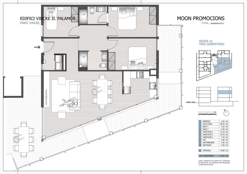 Foto 61cf70aa-1fb5-48ff-932c-d24936c733e0. Flat 98m<sup>2</sup> in carrer de la font 42i in Sant Joan - Vilarromà Palamós