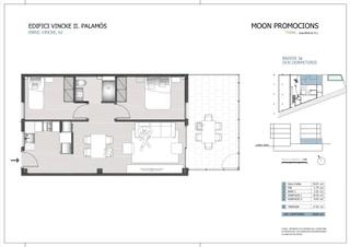 Planta baixa a Carrer de la font 42i. 17,45m2 de patio con salida directa a piscina comunitaria