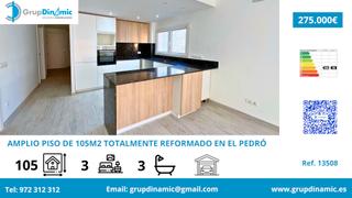 Appartement à El Pedró. Amplio piso de 105m2 totalmente reformado en el pedró