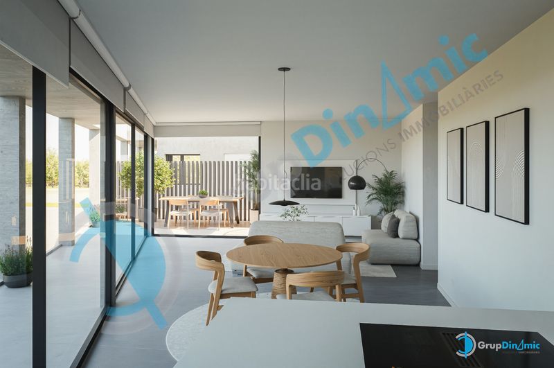 Foto ed0a1c3c-b0f4-4d6c-a545-25eda875ab0a. Planta baja 75m<sup>2</sup> en carrer de la font 42i patio privado y piscina comunitaria en Palamós