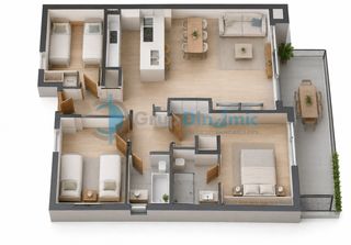Pis a Carrer de la font 28i. Obra nueva palamós 3 habitaciones y 2 baños