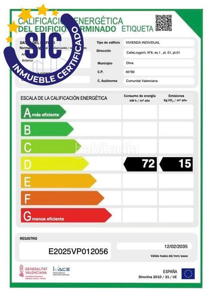 Foto e8c8017c-d245-4a5b-8123-ef94357345f6. Casa in avenida loygorri 8 in Oliva pueblo Oliva