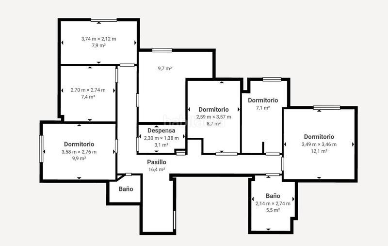 Foto 94b91c2a-7382-4a52-bb2d-20a3a0ff5996. Pis a paseo gregorio mayans y ciscar 1 a Oliva pueblo Oliva