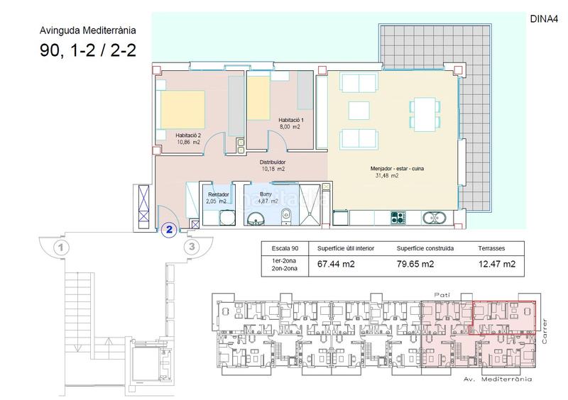 Foto e891f41b-b468-4ff0-8b06-4c9b5be20505. Flat 79m<sup>2</sup> in avinguda mediterrània 94 in Centre Vidreres