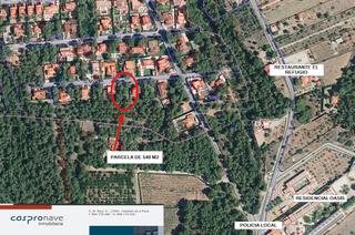 Terreny residencial  Carrer río miño. Venta parcela en montornes- ref x00159