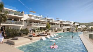 Pis a Arenal d´en Castell. De obra nueva, complejo residencial de lujo con vistas al mar en