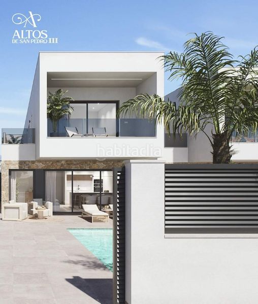 Foto ac5cd9e8-8379-4c94-9673-c57f83bf10f7. Chalet villa de obra nueva con 3 dormitorios, 3 baños, piscina privada, terrazas y jardín. , murcia. en San Pedro del Pinatar