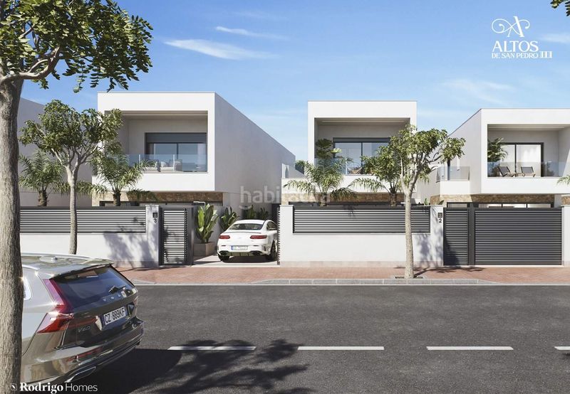 Foto ac8cdb8c-2614-4417-ba49-7bd67f772129. Chalet villa de obra nueva con 3 dormitorios, 3 baños, piscina privada, terrazas y jardín. , murcia. en San Pedro del Pinatar