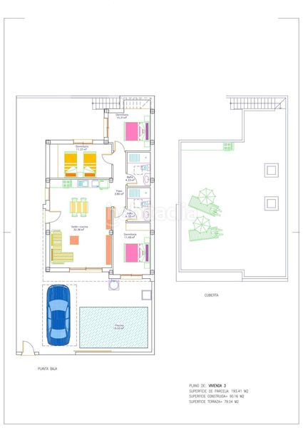 Foto 5d18efb9-96bb-407e-9e02-d77aa0be964a. Chalet villa de obra nueva con 3 dormitorios,2 baños, solárium y piscina privada. en Balsicas, murcia. en Torre - Pacheco