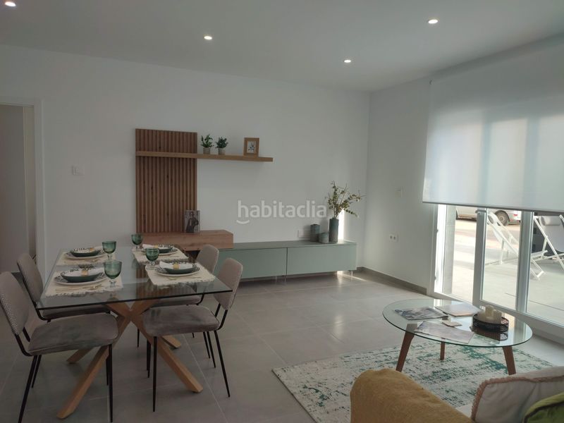 Foto 14284618-954c-42f9-bd3d-1ec36c4e70cc. Chalet villa de obra nueva con 3 dormitorios,2 baños, solárium y piscina privada. en Balsicas, murcia. en Torre - Pacheco
