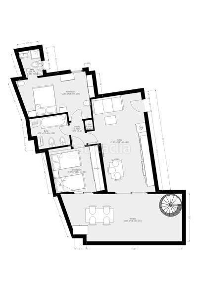 Foto 0c490217-19bb-4a79-8736-e6d4cbdef4ef. Attico in Padre Jaime-Los Cabos Sagunt