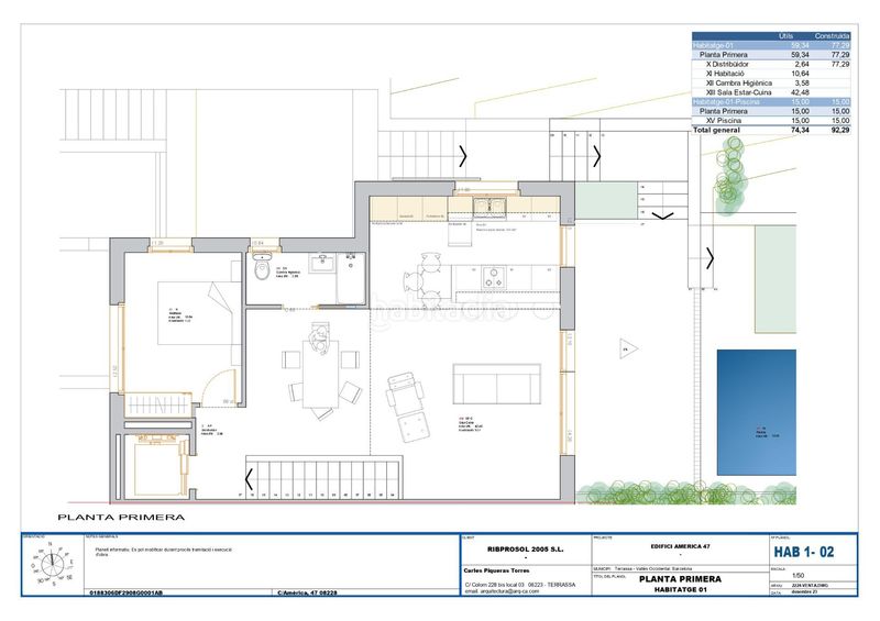 Foto 488f8d22-71ae-487b-983b-d986b32624fa. Casa adossada amb calefacció piscina a Can Parellada Terrassa
