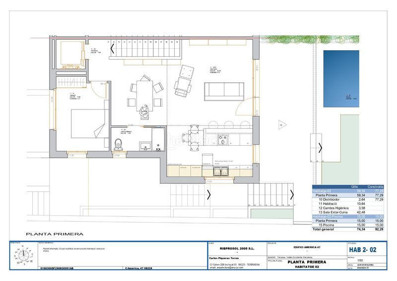 Foto 5a00d652-3952-4609-8602-14b9037989e2. Casa adossada amb calefacció piscina a Can Parellada Terrassa