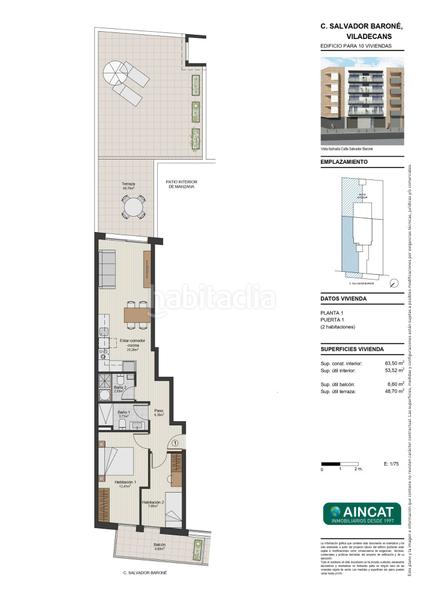 Foto 68941965-1db0-41d5-9e4d-a5bc5a74ee8b. Piso 63m<sup>2</sup> en Centre Viladecans
