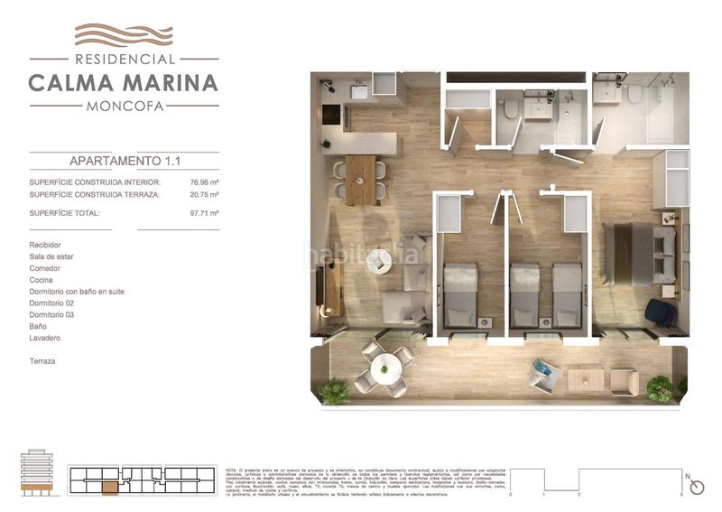 Foto 1192bde2-147f-4883-ad7c-e458fcc0c57f. Apartament amb calefacció aparcament piscina a Moncófar Playa Moncofa