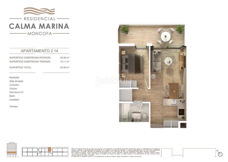 Foto adc26833-d1c0-45ed-9c11-f52c02163e4c. Apartament amb calefacció aparcament piscina a Moncófar Playa Moncofa