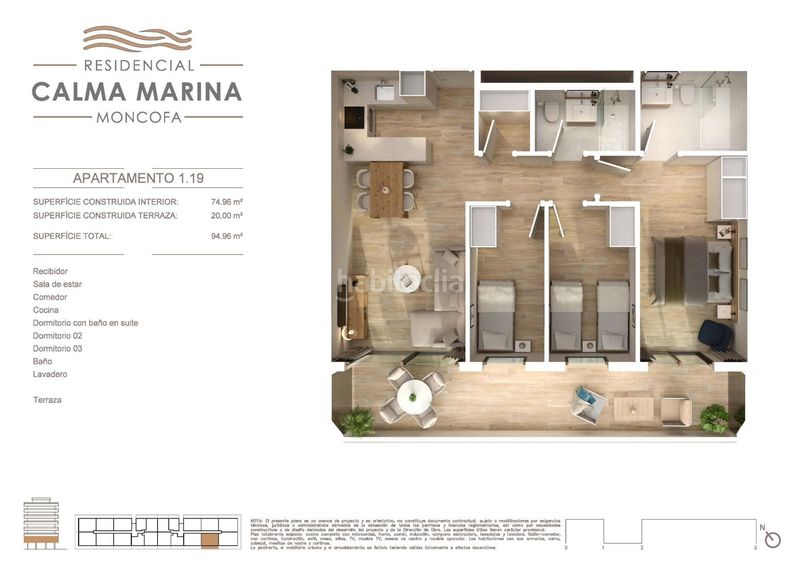 Foto 1429ee21-b1c6-4d7a-8235-807bdb48e903. Apartament amb calefacció aparcament piscina a Moncófar Playa Moncofa