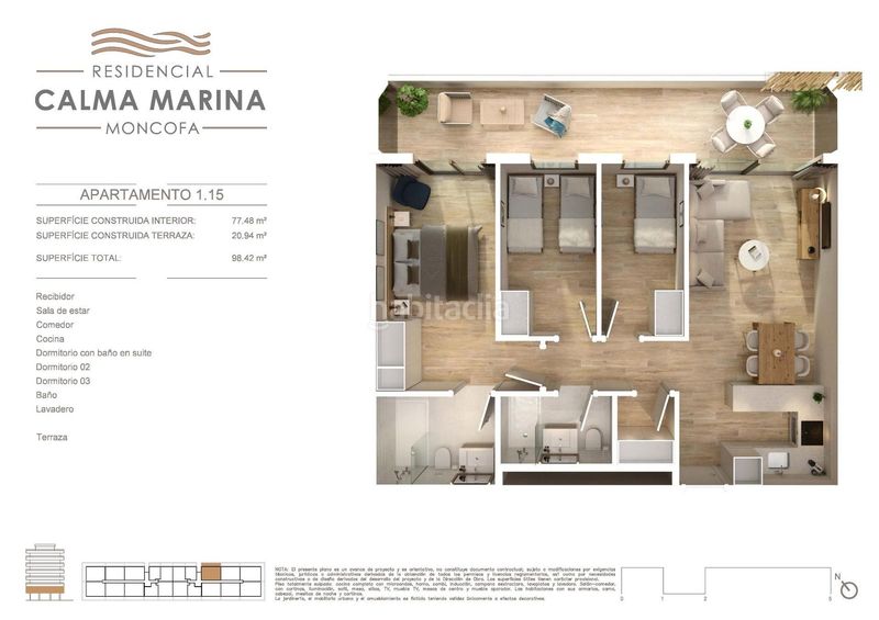 Foto c8861c4d-fb11-423f-81c0-bf5cb2e9958f. Apartament amb calefacció aparcament piscina a Moncófar Playa Moncofa