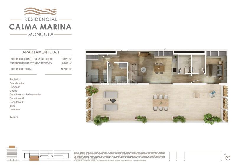 Foto f0dad3f6-d6fd-4c4f-8d34-212e82d58cdb. Apartament amb calefacció aparcament piscina a Moncófar Playa Moncofa