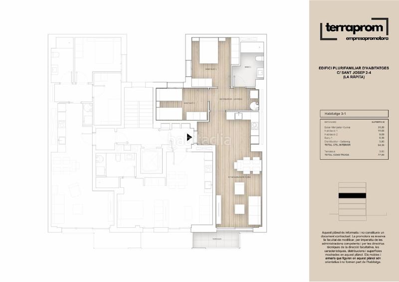 Foto b45a5bf0-f104-4d80-8b5e-42918d411e4c. Appartamento 64m<sup>2</sup> con riscaldamento in Nord Sant Carles de la Ràpita