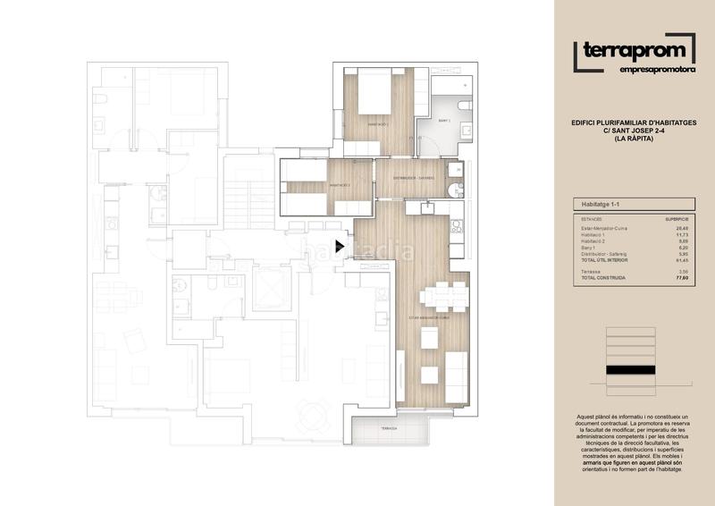 Foto f8f13842-ec03-4b51-a0e7-a72bae9bddcc. Appartement 63m<sup>2</sup> avec chauffage dans Nord Sant Carles de la Ràpita