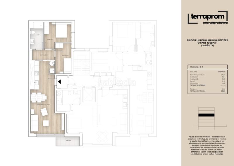 Foto c9f40b99-b485-458d-b4a5-aa34186bb7c7. Appartamento 56m<sup>2</sup> con riscaldamento in Nord Sant Carles de la Ràpita
