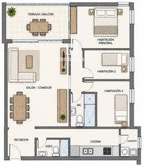 Pis a Segur de Calafell Nucli Urbà. Venta de piso en segur de calafell de 3 habitaciones  a tan solo