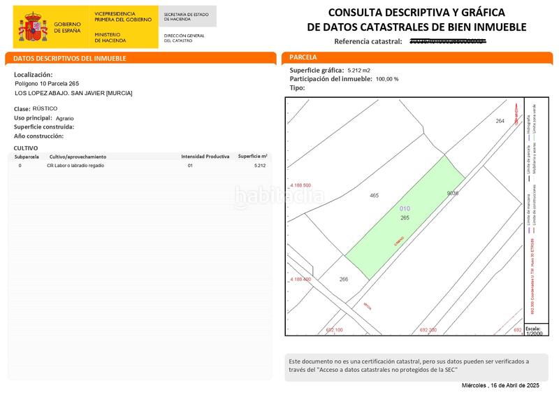 Foto 4002bda7-7dc1-431d-b4be-a1fa56295e83. Landgut in San Javier San Javier