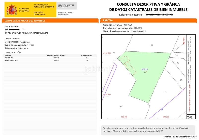 Foto a3846e66-0158-4bd7-b85a-fb0f68a180ee. Landgut in San Pedro del Pinatar San Pedro del Pinatar