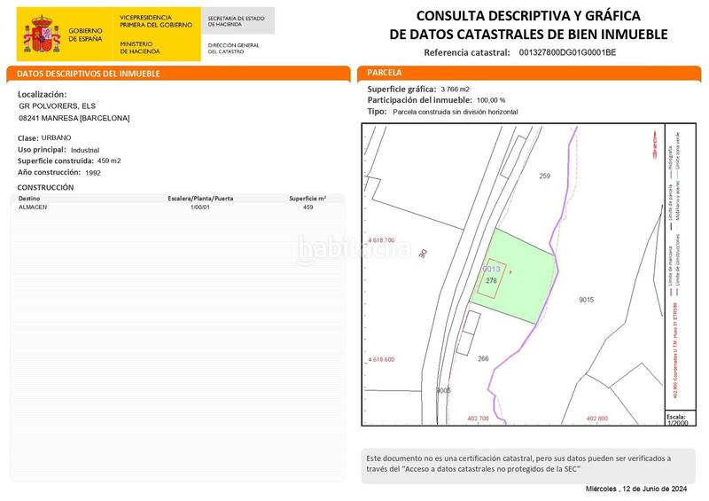 Foto 13b31d57-9d31-45b9-900e-1689fa2cef5e. Nave industrial en Barri Antic Manresa