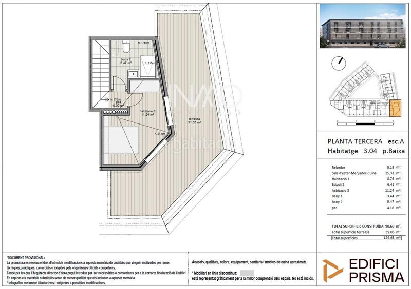 Foto eb1ceb43-6bbb-4c3d-ba8e-7def856eeff8. Duplex with heating in Centre Rubí